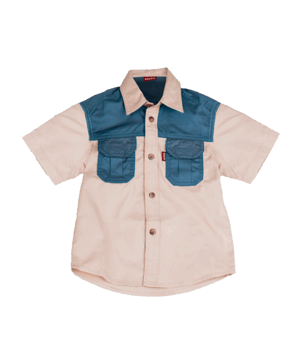 Meerkat Kids Two Tone Bush Shirt