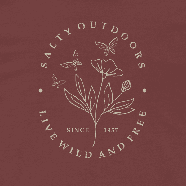End Of Range - Endless Summer Womens T-Shirt Live Wild Flower - Image 2