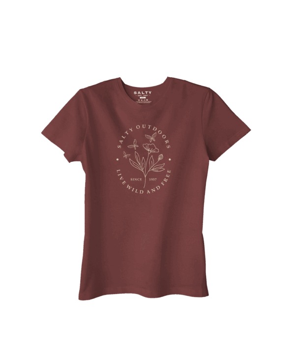 End Of Range - Endless Summer Womens T-Shirt Live Wild Flower