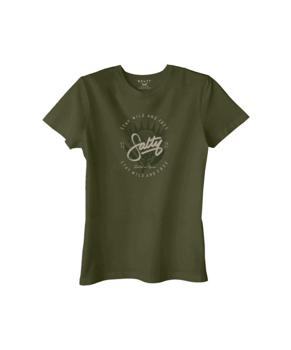 Salty Womens T-Shirt Wild Protea