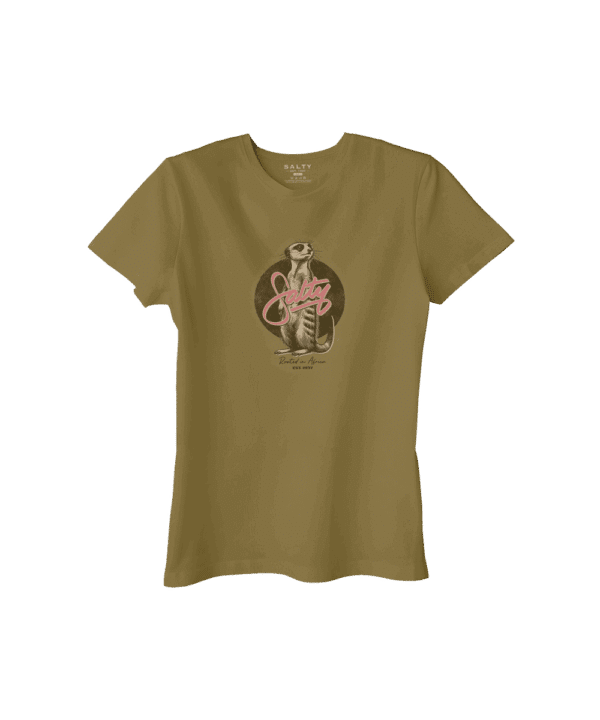 Salty Womens T-Shirt Mrs Meerkat