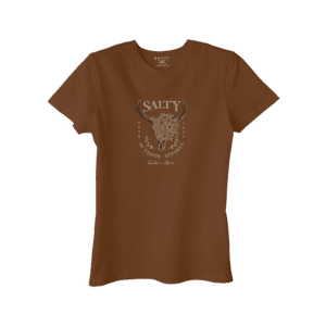 Salty Womens T-Shirt Floral Skull