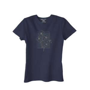 End Of Range - Endless Summer Womens T-Shirt Gold Flower