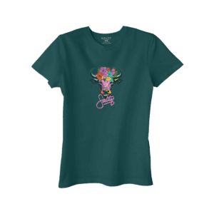 Salty Womens T-Shirt Floral Nguni