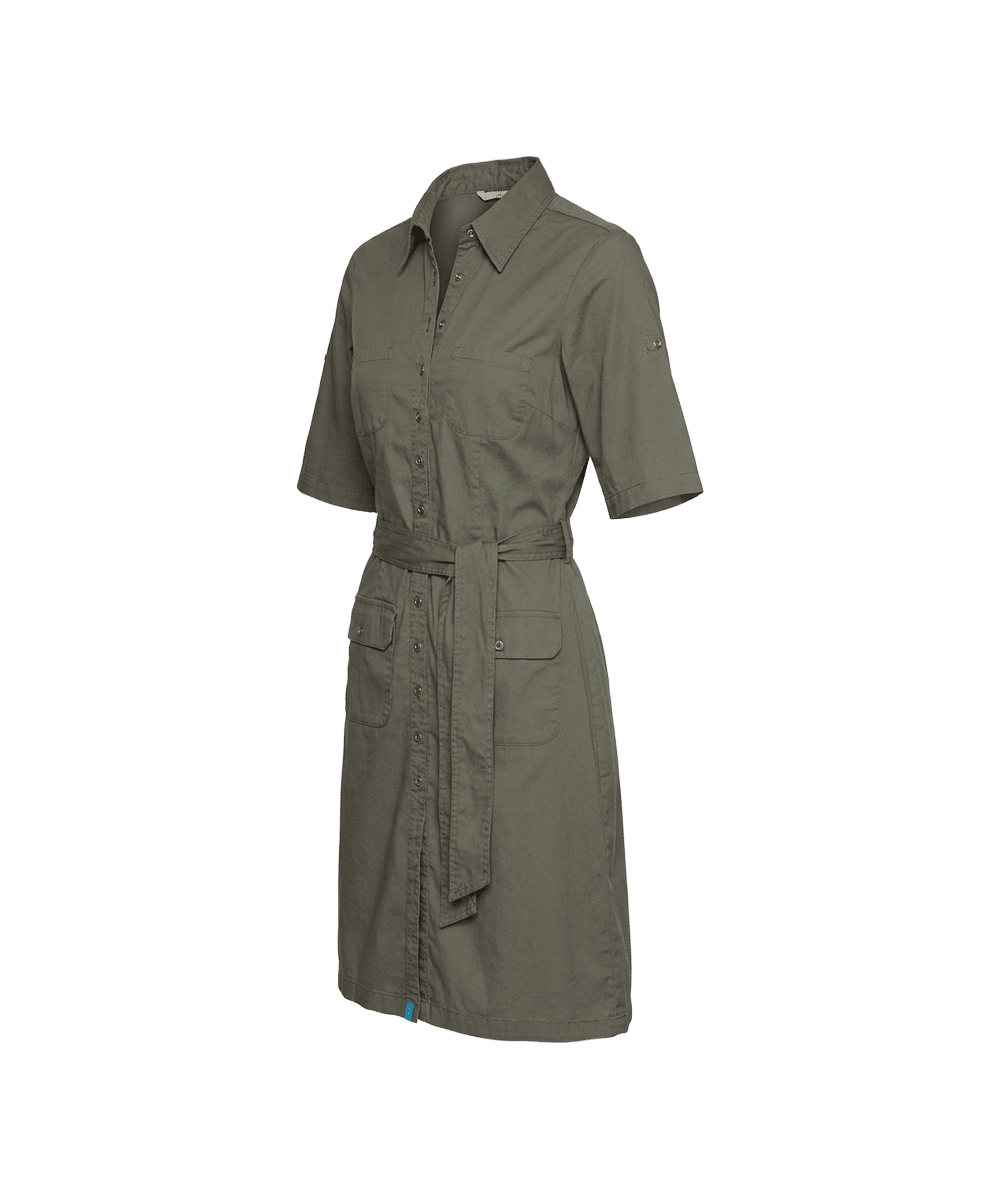 olive green safari dress Ramy Brook Ambar Draped V-neck Maxi Dress in Safari main image 1