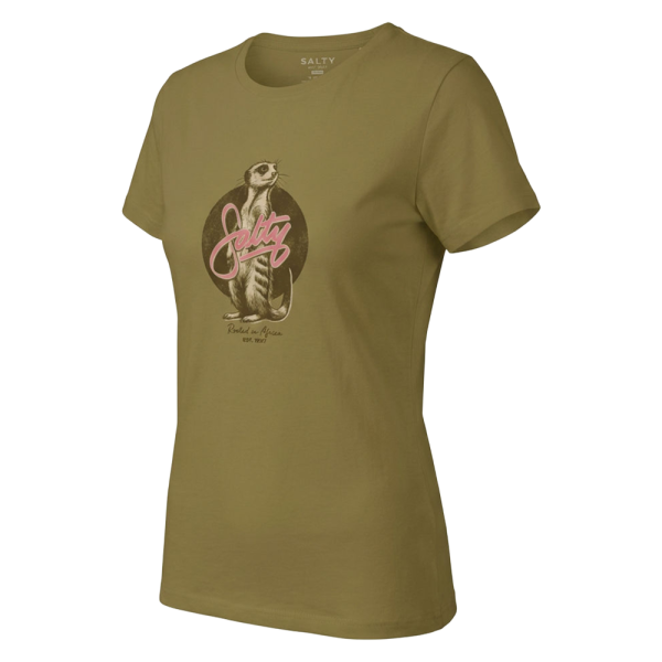 Salty Womens T-Shirt Mrs Meerkat