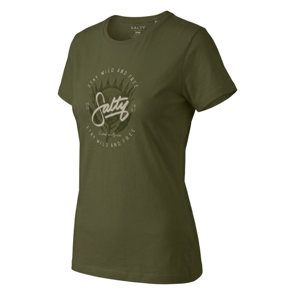 Salty Womens T-Shirt Wild Protea