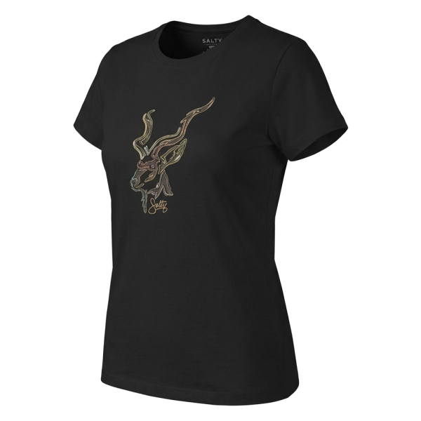 Salty Womens T-Shirt Kudu Art