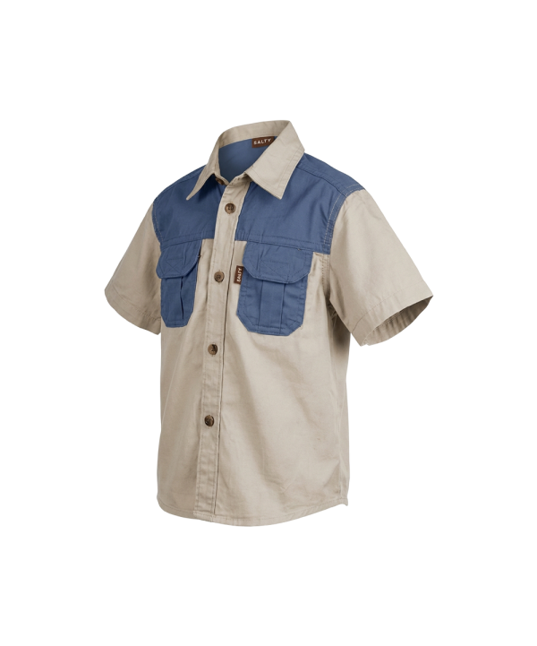 Meerkat Kids Two Tone Bush Shirt