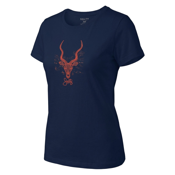 Salty Womens T-Shirt Wired Kudu