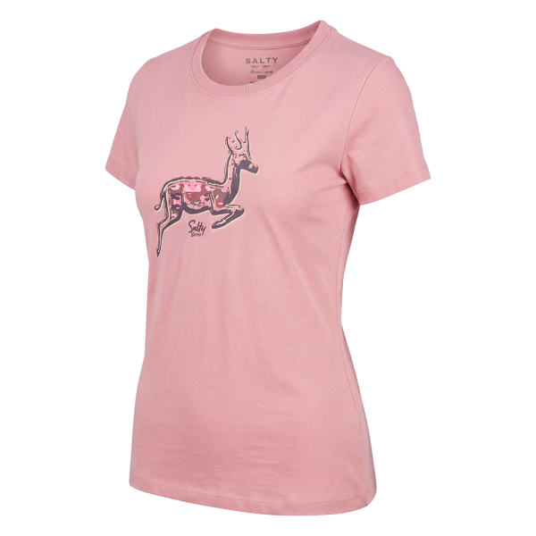 Salty Women's T-Shirt Camo Springbok
