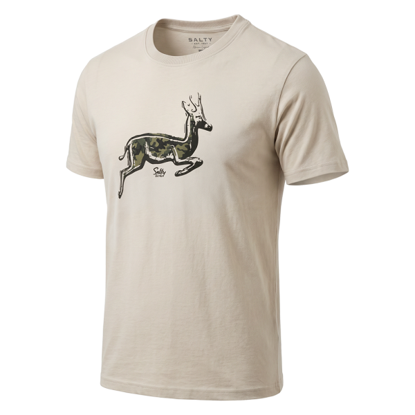 Salty T-Shirt Camo Springbok