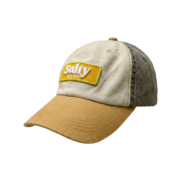 Salty 3 Colour Cap Olive/Stone/Mustard
